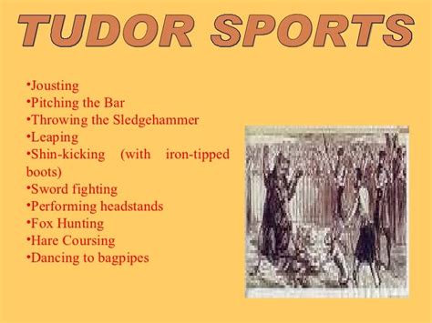 tudor dynasty sports